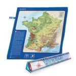 Салфетка из микрофибры для натирки стекла  France Wine Map, Soiree Home