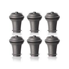 Пробки для вакуумного насоса серые  Grey, 6 шт, Vacu Vin