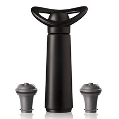 Вакуумный насос для вина  Concerto Black + 2 пробки, Vacu Vin
