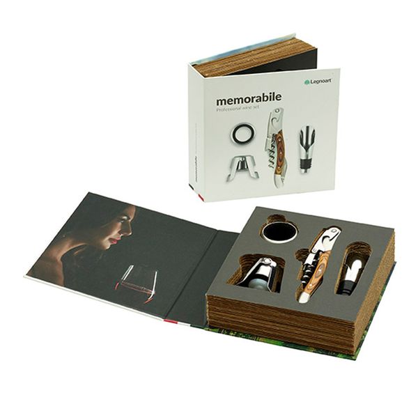 Набор из 4-х винных аксессуаров  Memorabile Cru, Legnoart