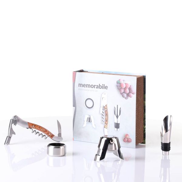 Набор из 4-х винных аксессуаров  Memorabile Cru, Legnoart, изображение 4