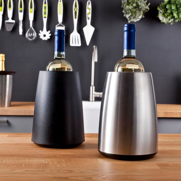 Охладительное ведёрко для вина  Elegant, нержавеющая сталь, Vacu Vin, изображение 6