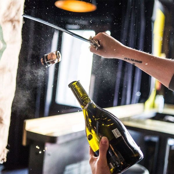 Сабля  Sabre Champagne Os для сабража, Laguiole En Aubrac, изображение 2