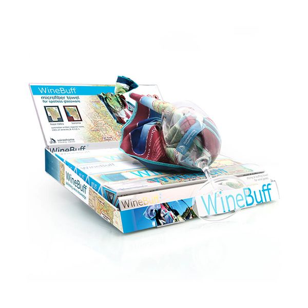 Салфетка из микрофибры для натирки стекла  Italy Wine Map, Soiree Home, изображение 6